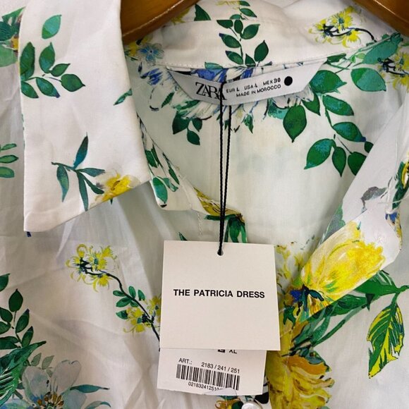 NWT Zara Bloggers Favorite The Patricia Floral Dress - Picture 2 of 15